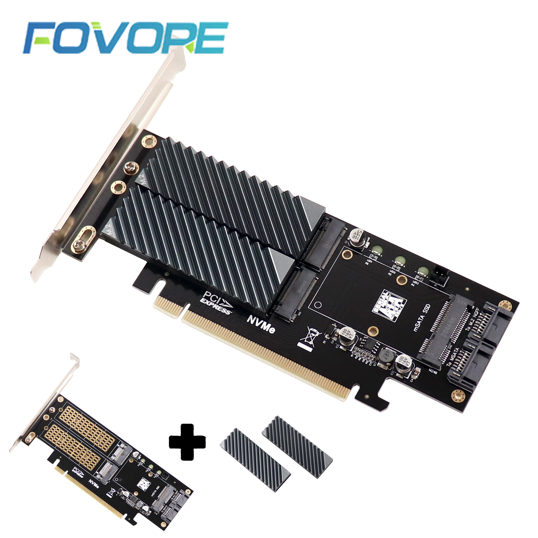 M2 NVMe SSD NGFF to PCIE 3.0 X16 , M Ű B Ű..